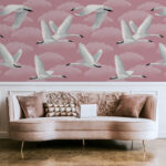 Elegant Swans – Pink