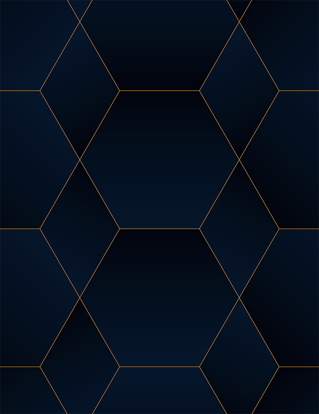 Geometric Hexagons at Dark Night