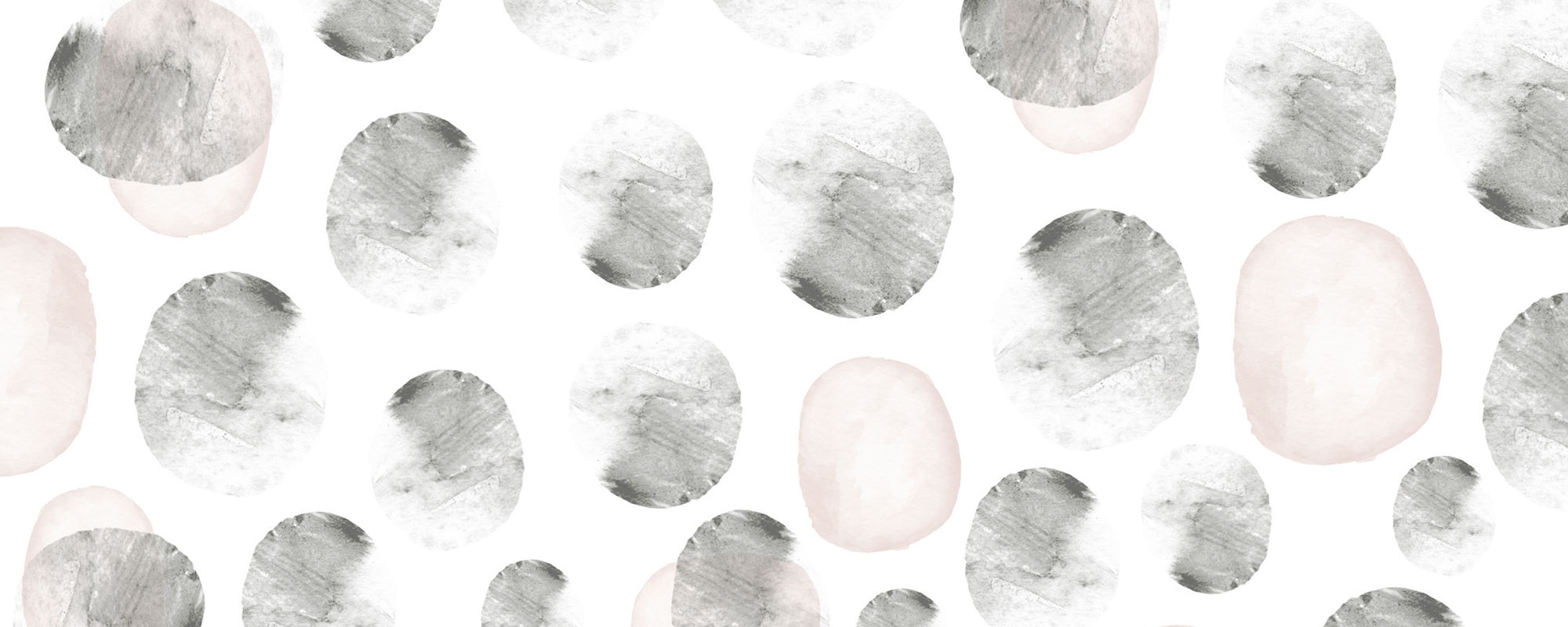 Watercolor Polka Dots – Monochrome