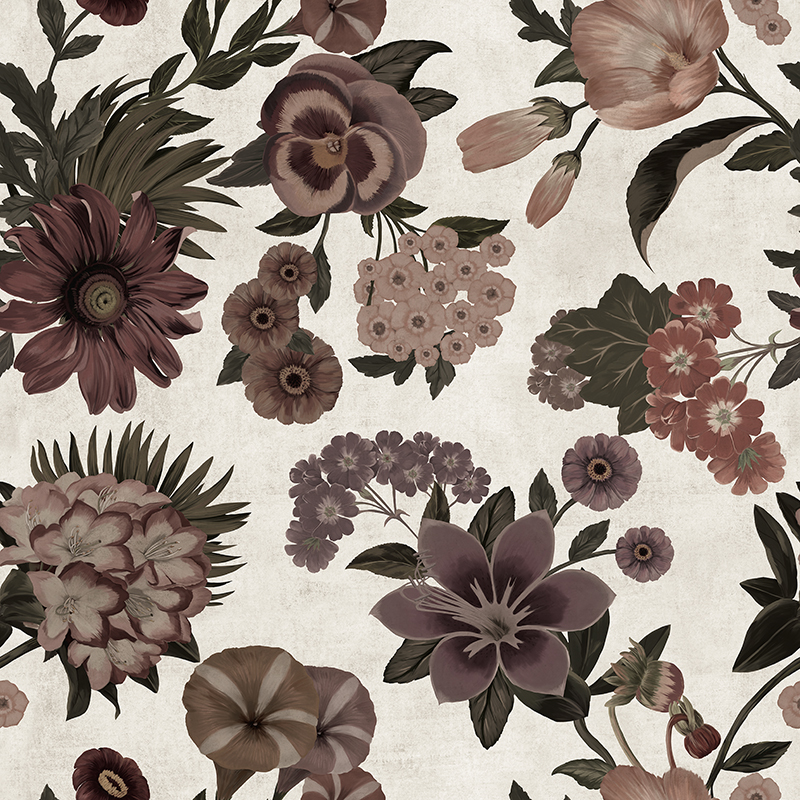 Vintage Flowers – Ivory
