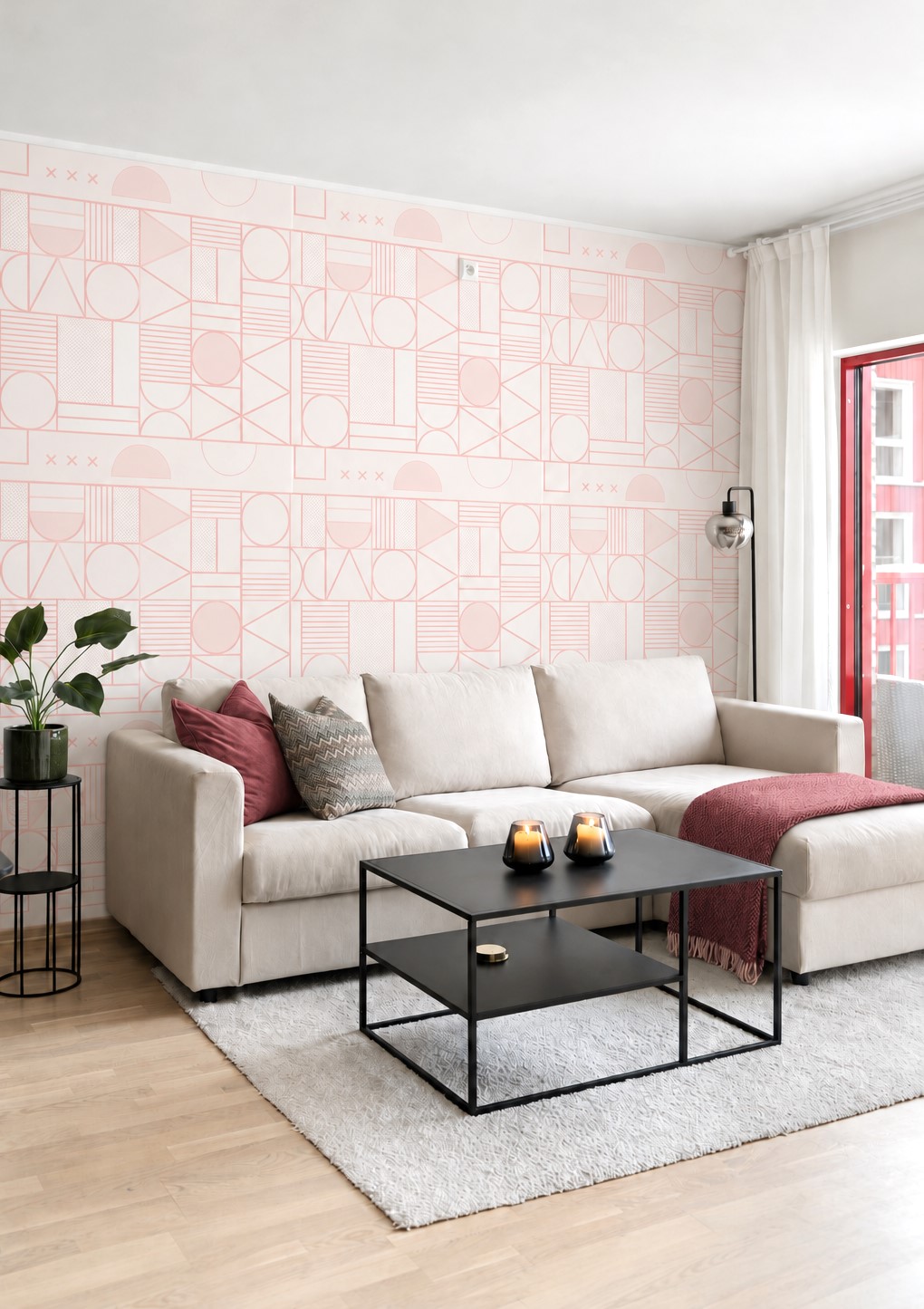Cubit Geometrica – roosa