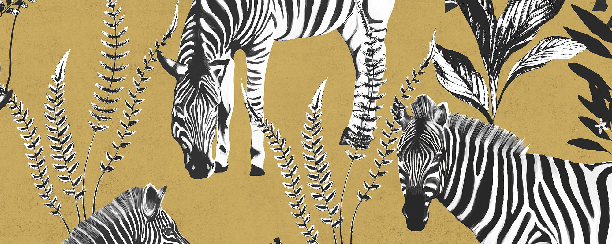 Zebra Kingdom – Mustard