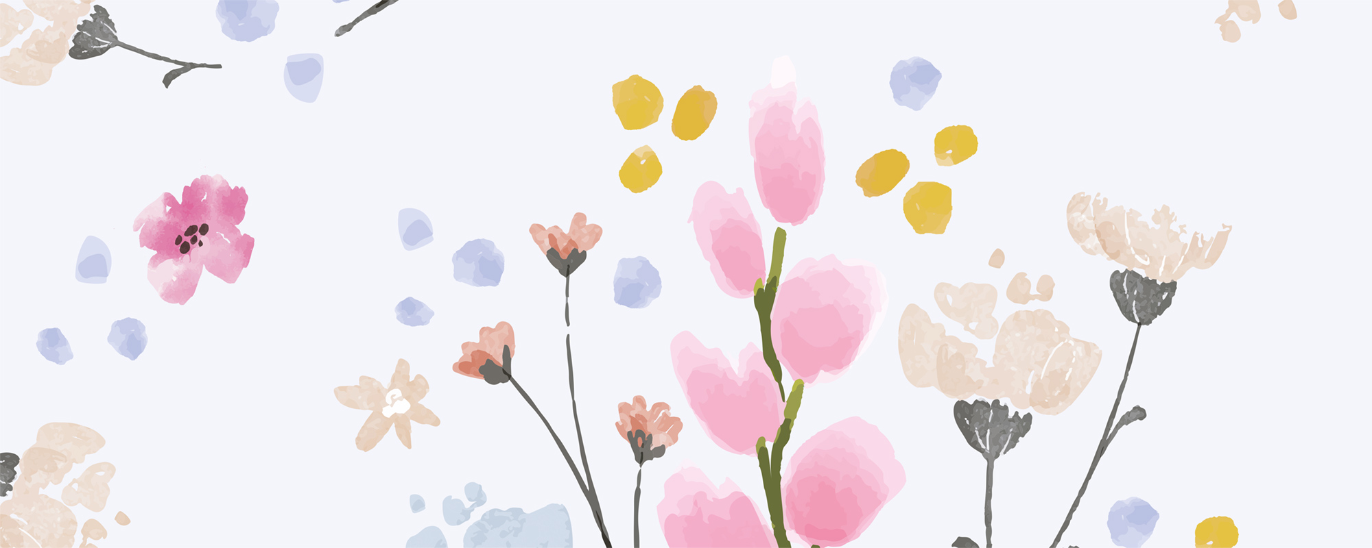 Flower Bouquet – Light Blue