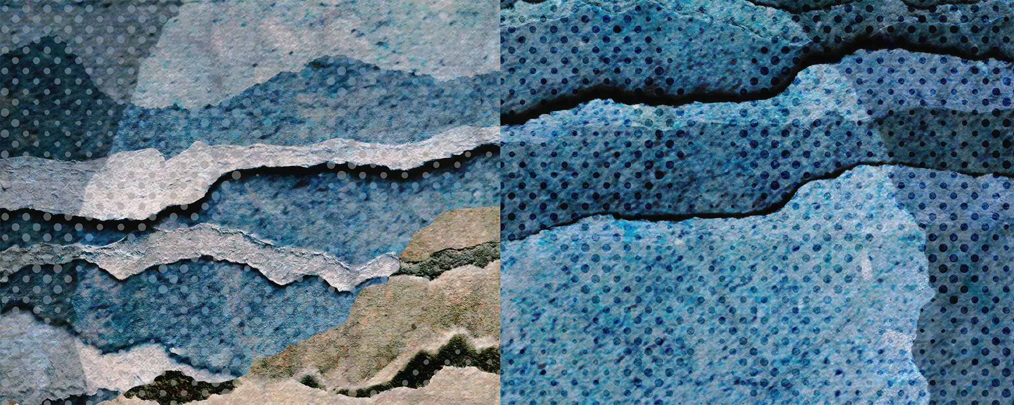 Seascape – Blue & Beige
