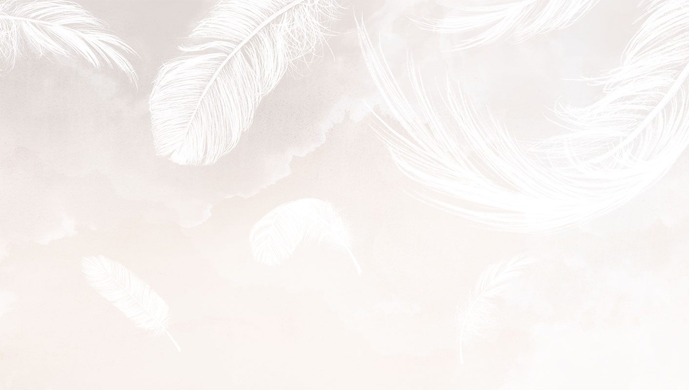 Falling Feathers – Beige