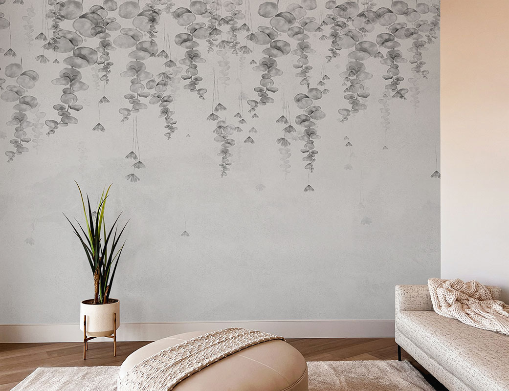 Eucalyptus Wall – Light Grey