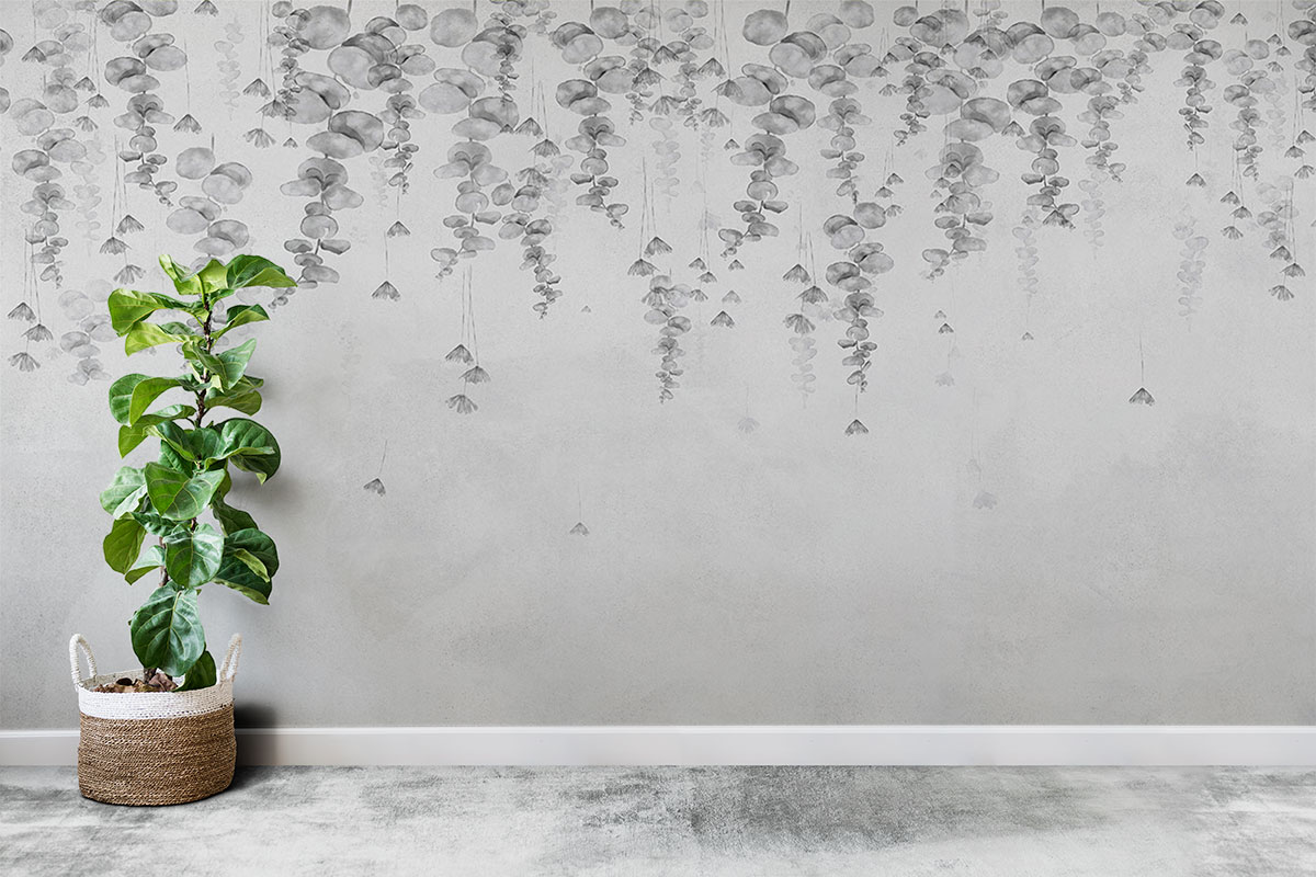 Eucalyptus Wall – Light Grey
