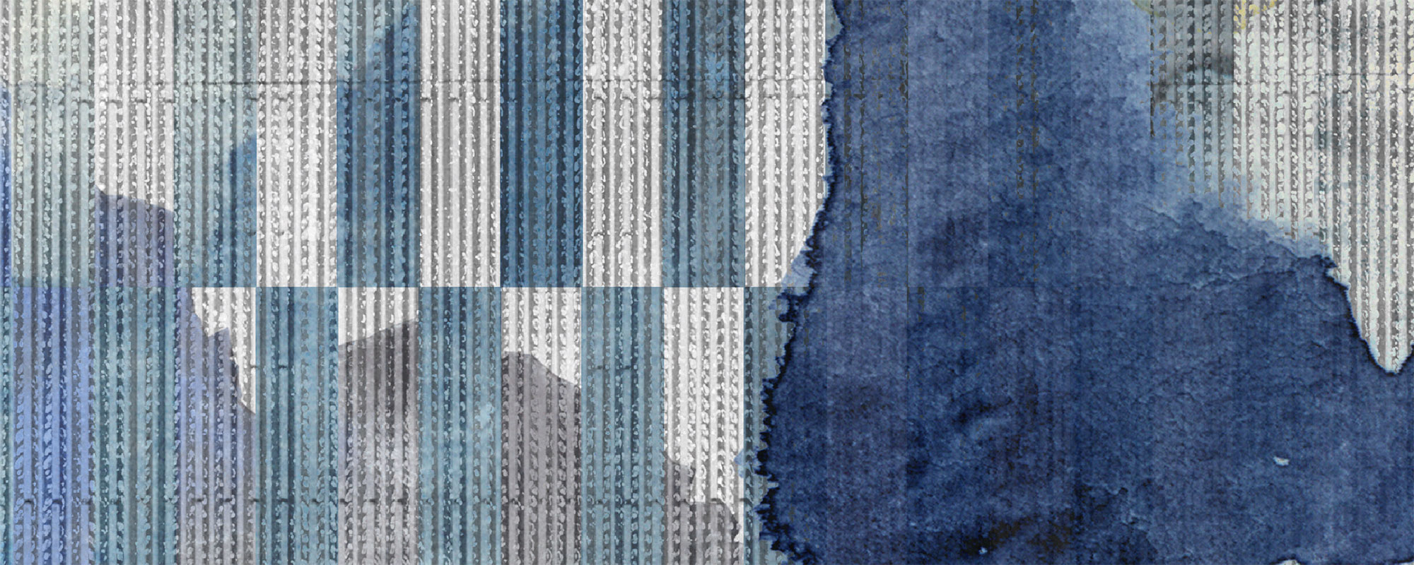 Striped Aqua – Blue