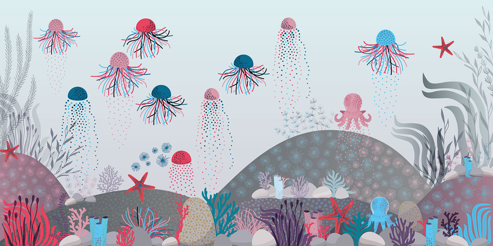 Jellyfish Tale – Light Blue