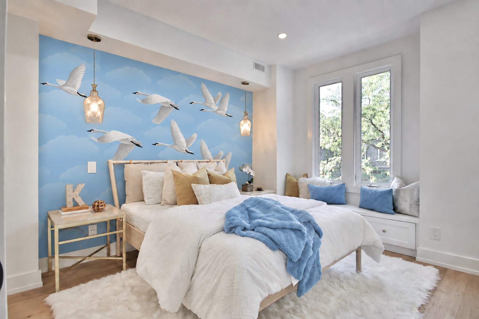 Swan Sky Lake – Blue