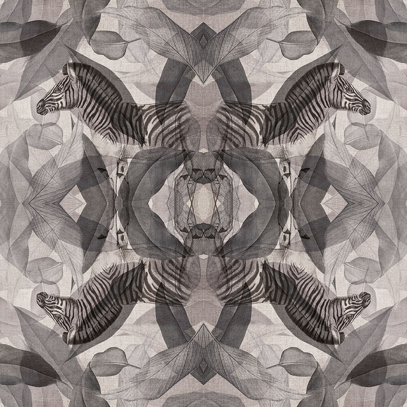 Zebra Kaleidoscope – Beige