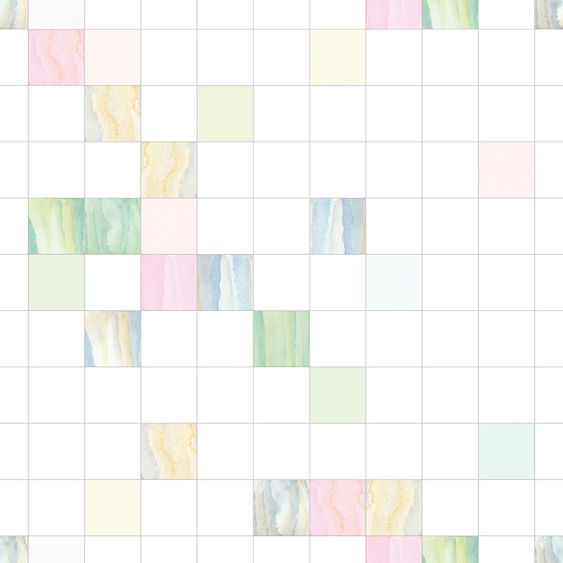 Aquarelle Checkmate – Multicoloured