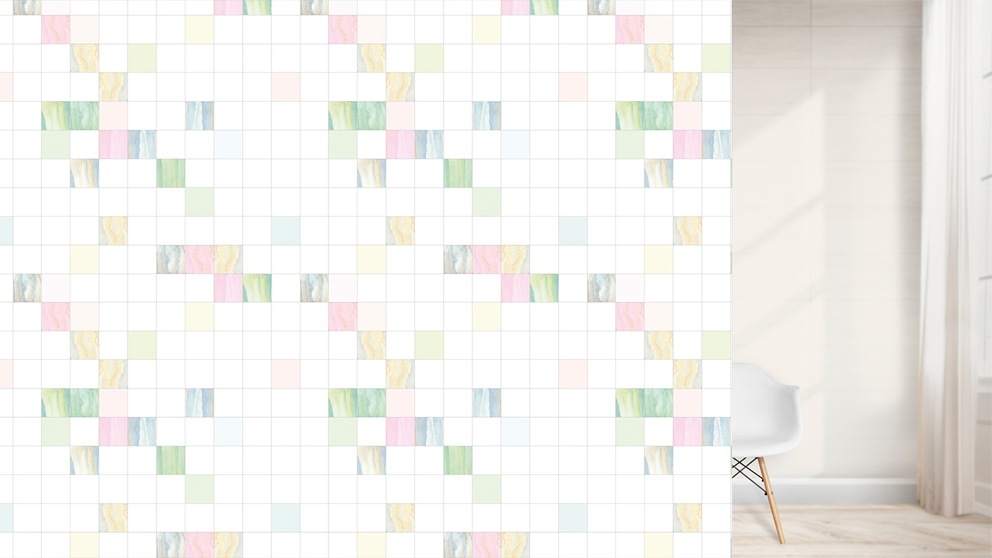 Aquarelle Checkmate – Multicoloured