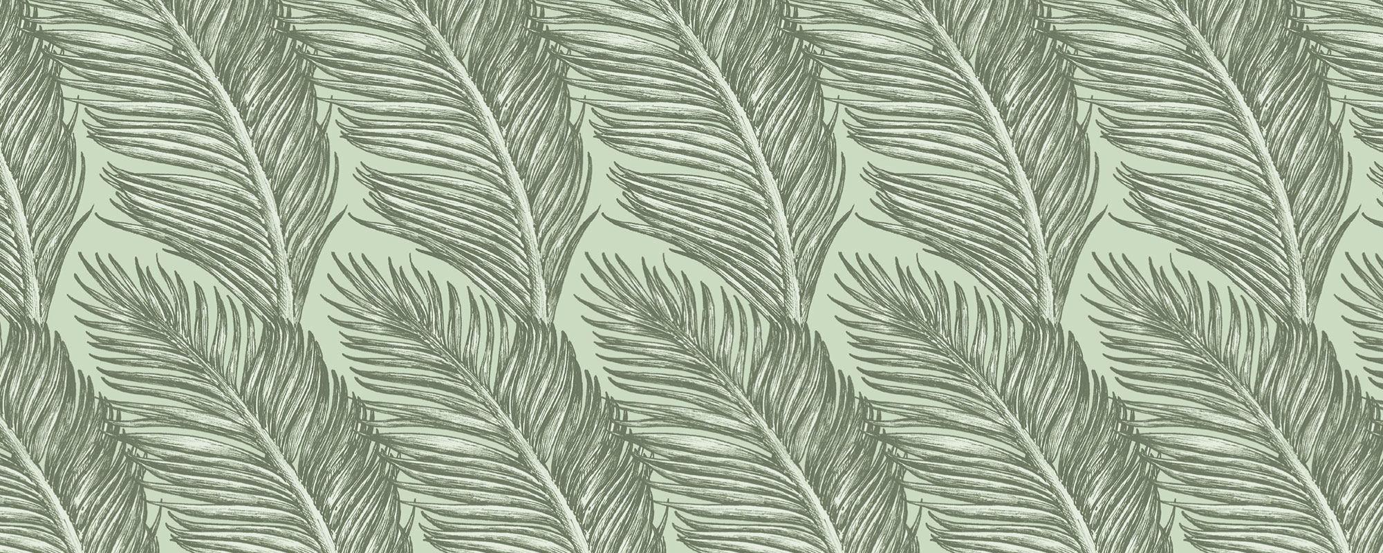Palm Leaves Foliage – Sage Green