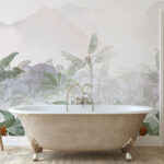 Splash of style: non-woven wallpaper tips for bathrooms