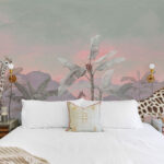 Tropical Giraffe Jungle – Pink