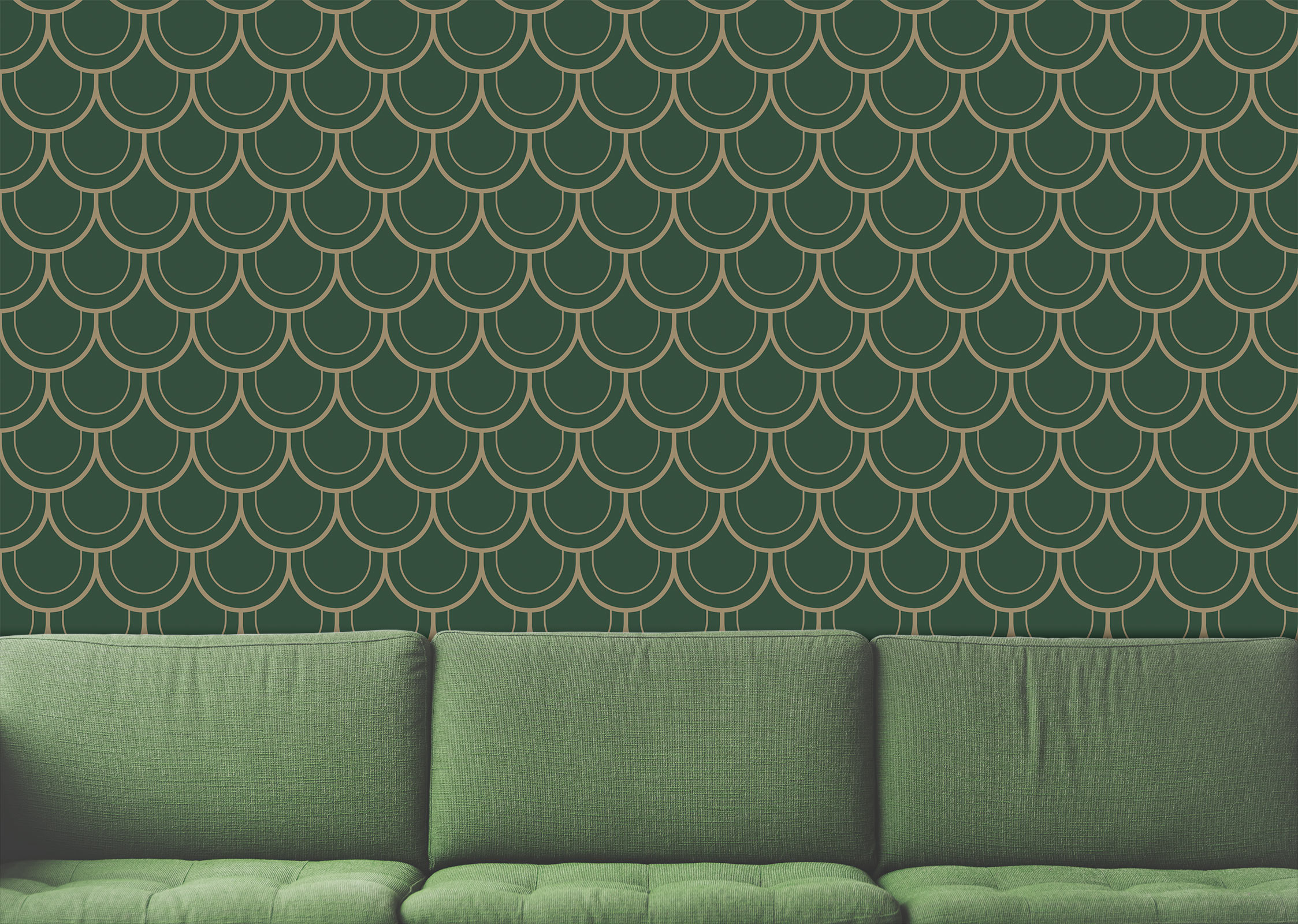 Deco Elegance – Emerald Green