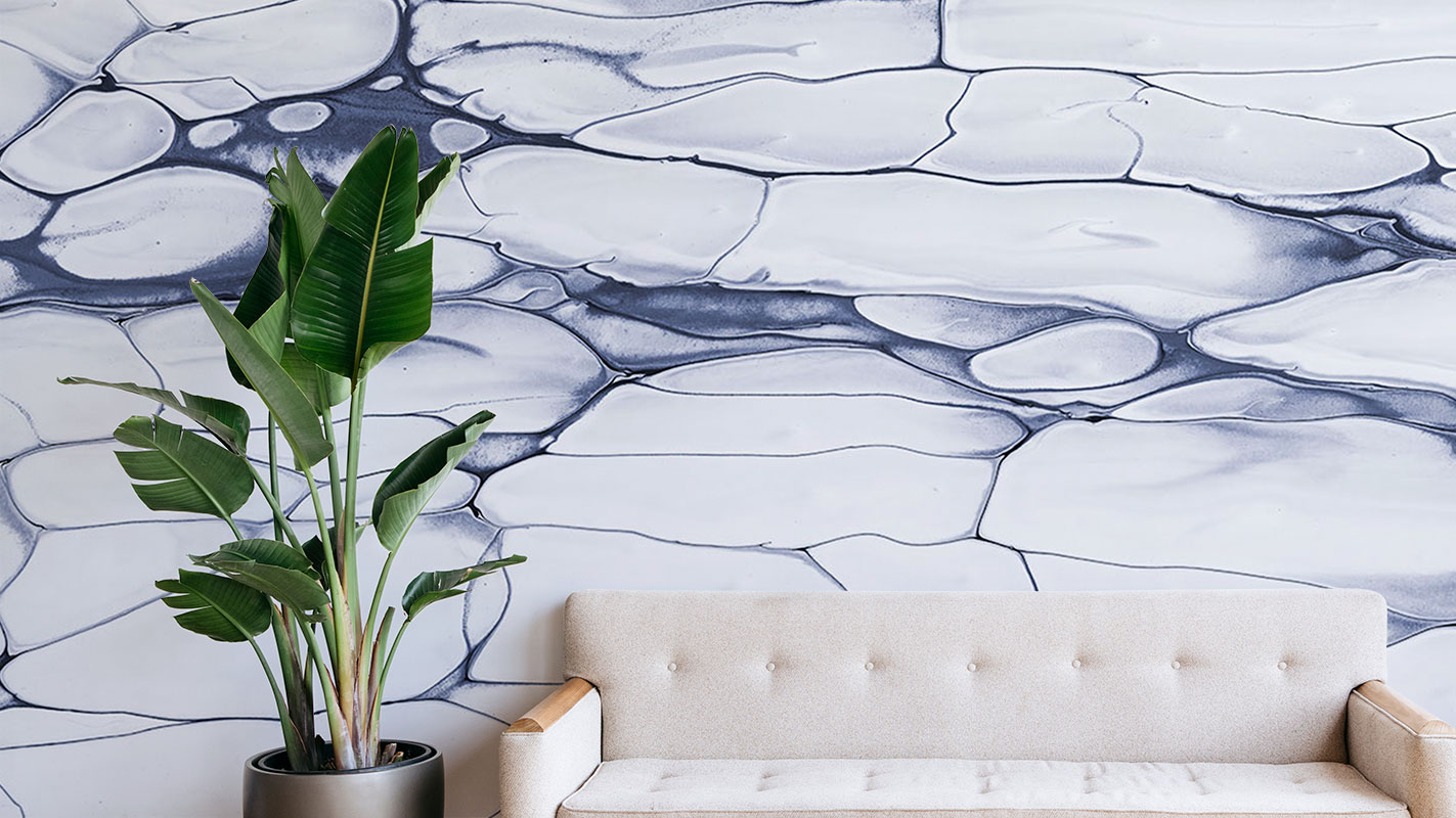 Marble Waves – Blue