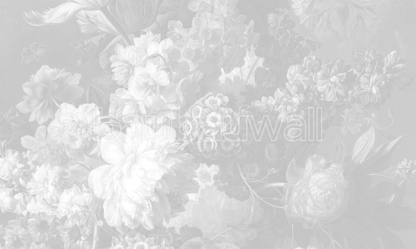 Flower Madness – Grey