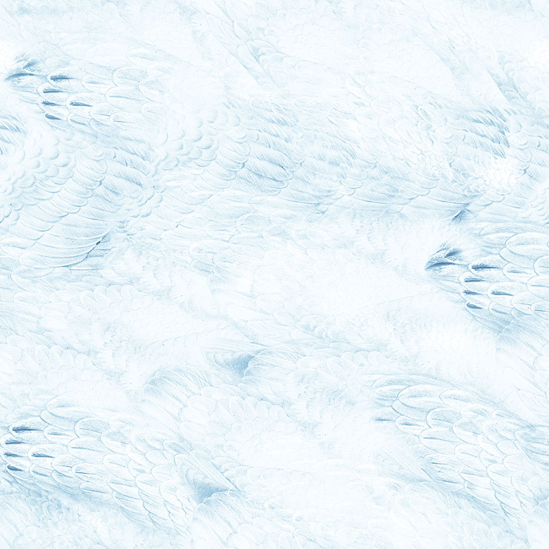 Fluffy Feathers – Light Blue