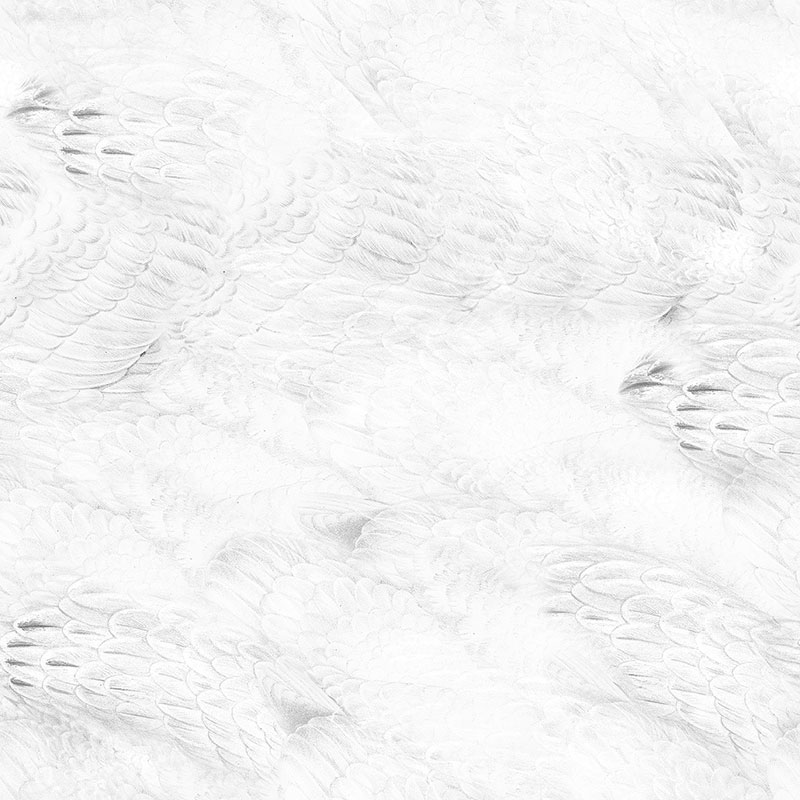 Fluffy Feathers – Light Grey