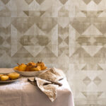 Checkered Geometry – Beige