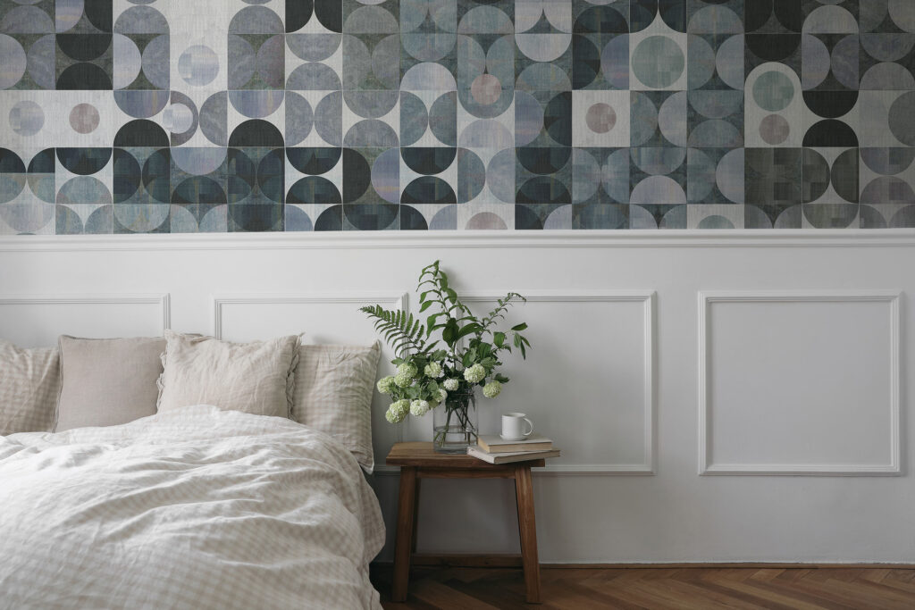 Geometric wallpaper: how to choose the right pattern and wall