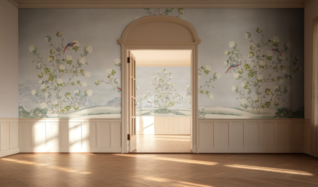 The origins of panoramic wallpapers: a journey through history