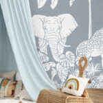 Monochrome Jungle – Light Blue