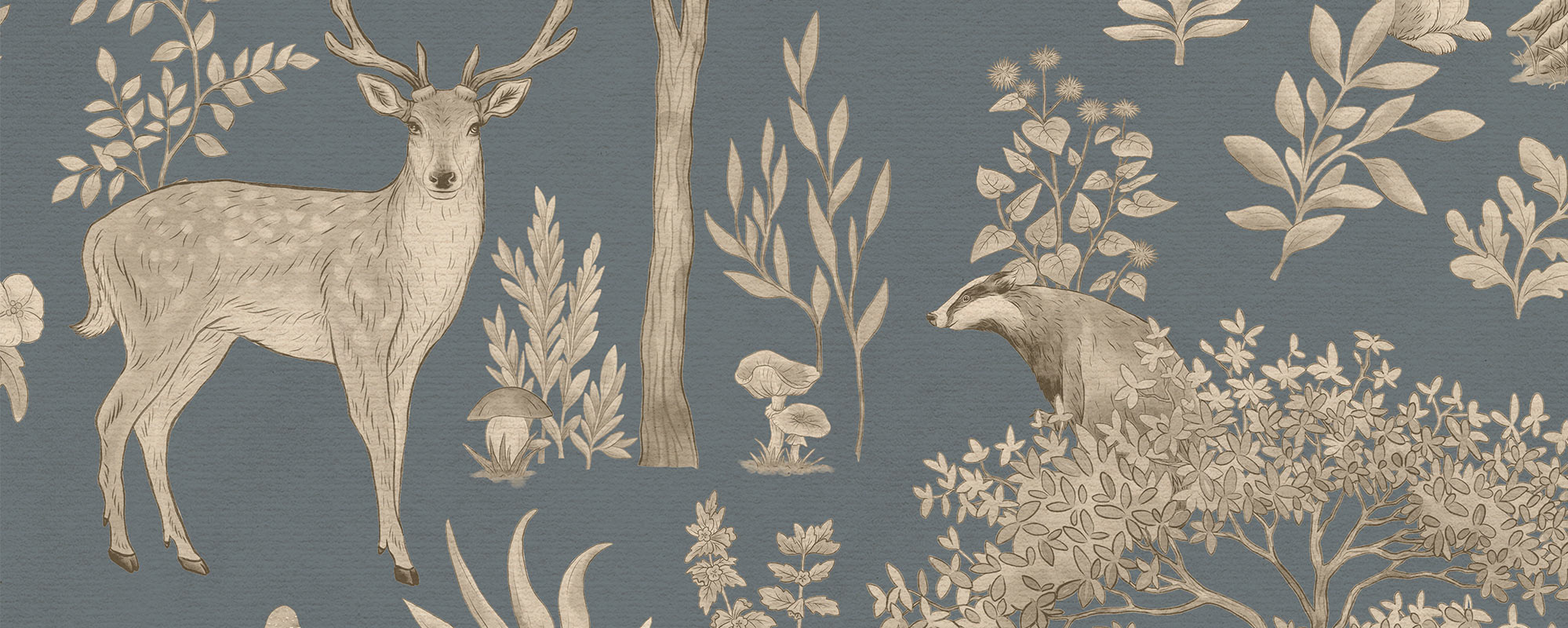 Fantastic Forest –  Vintage Blue