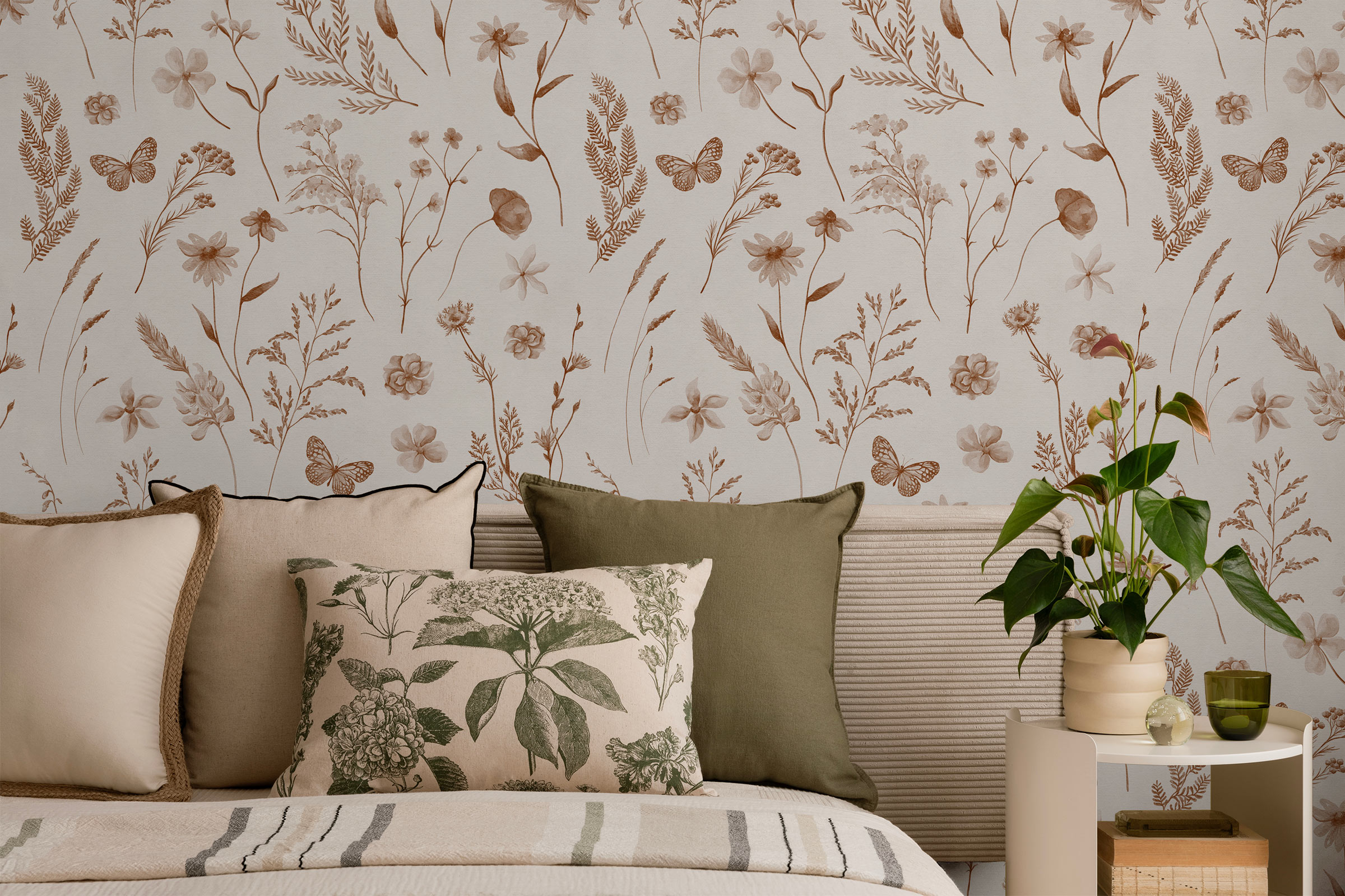 Country Flowers – Sepia