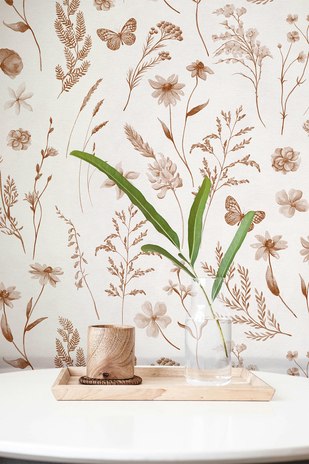 Country Flowers – Sepia