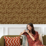 Foyer Florals – Chocolate Brown