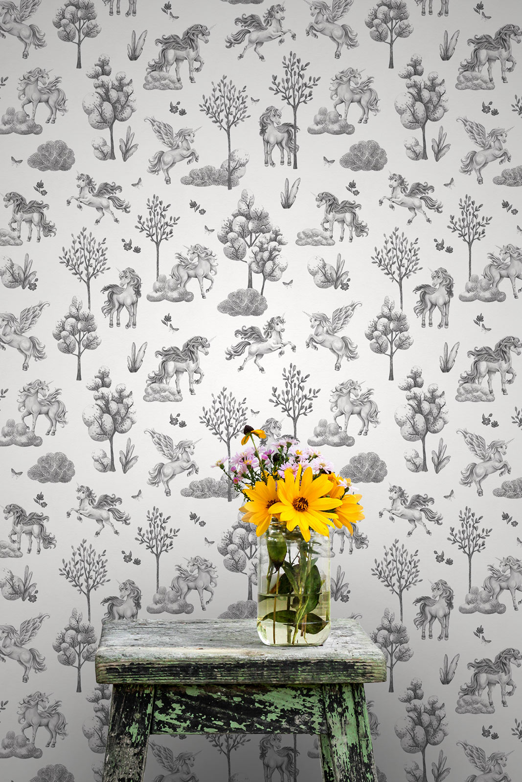 Amazing Unicorns – Black & White