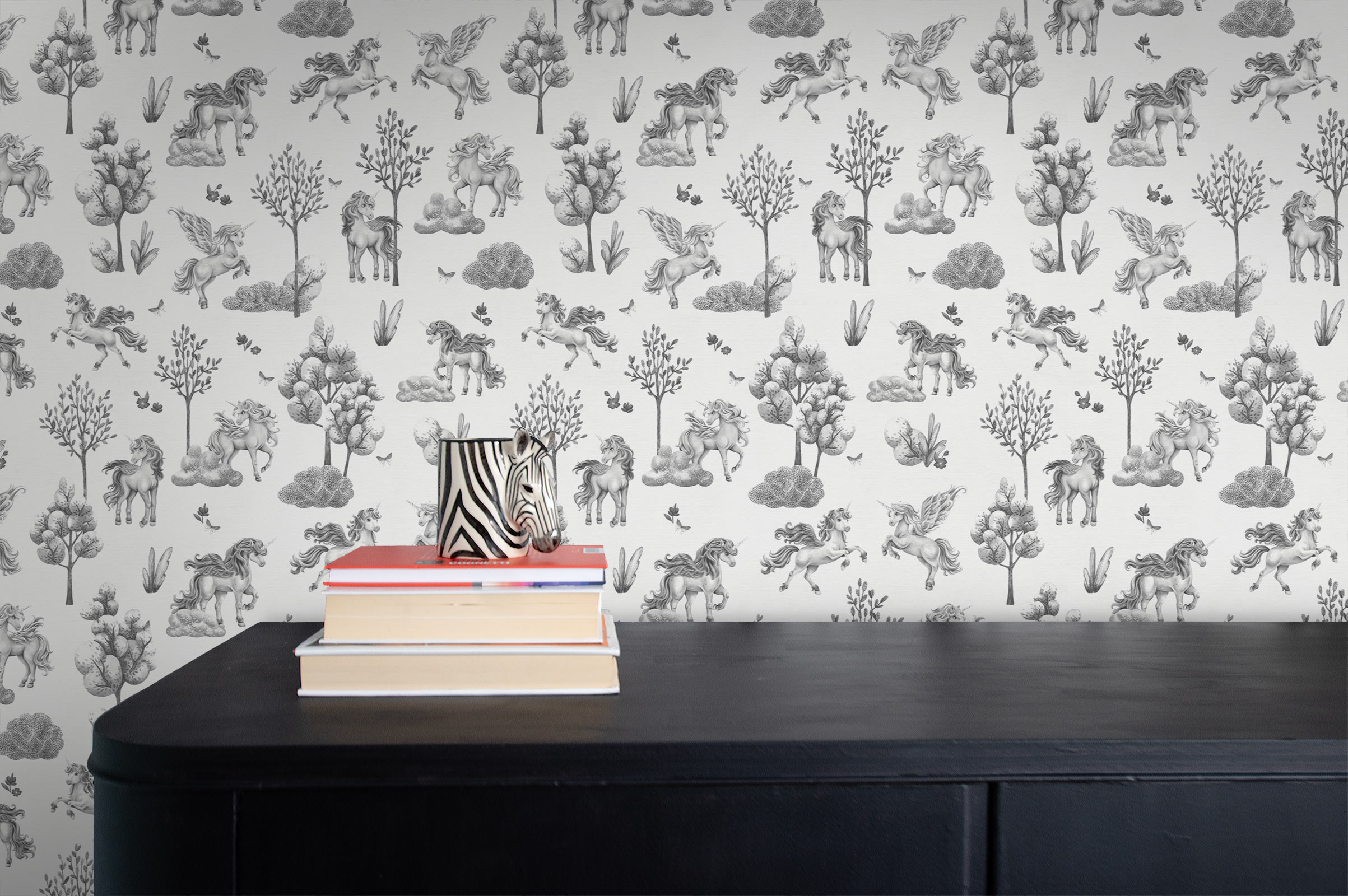 Amazing Unicorns – Black & White