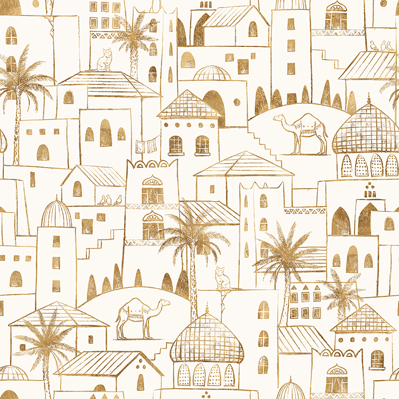 Desert Stories – Gold & White