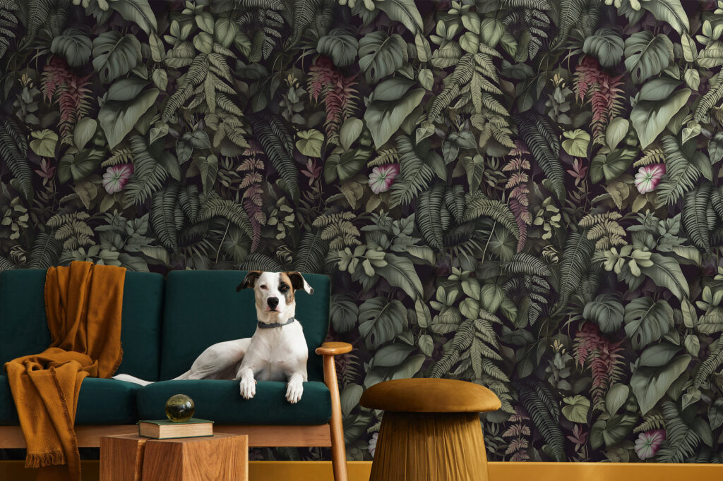 Embrace the beauty of nature and make a statement with the Urban Green Wall Wallpaper.