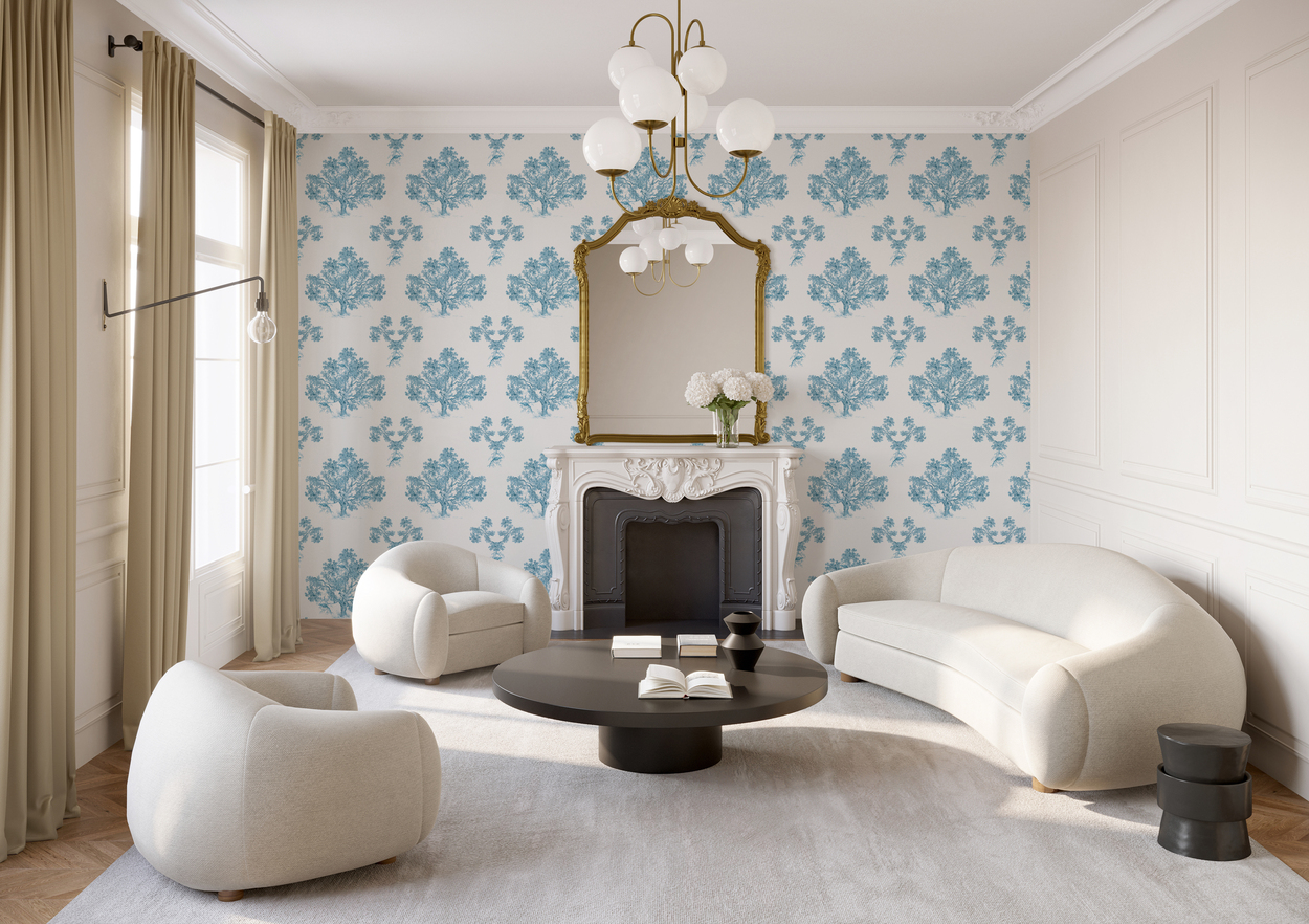 Toile de Castlebird – Light Blue