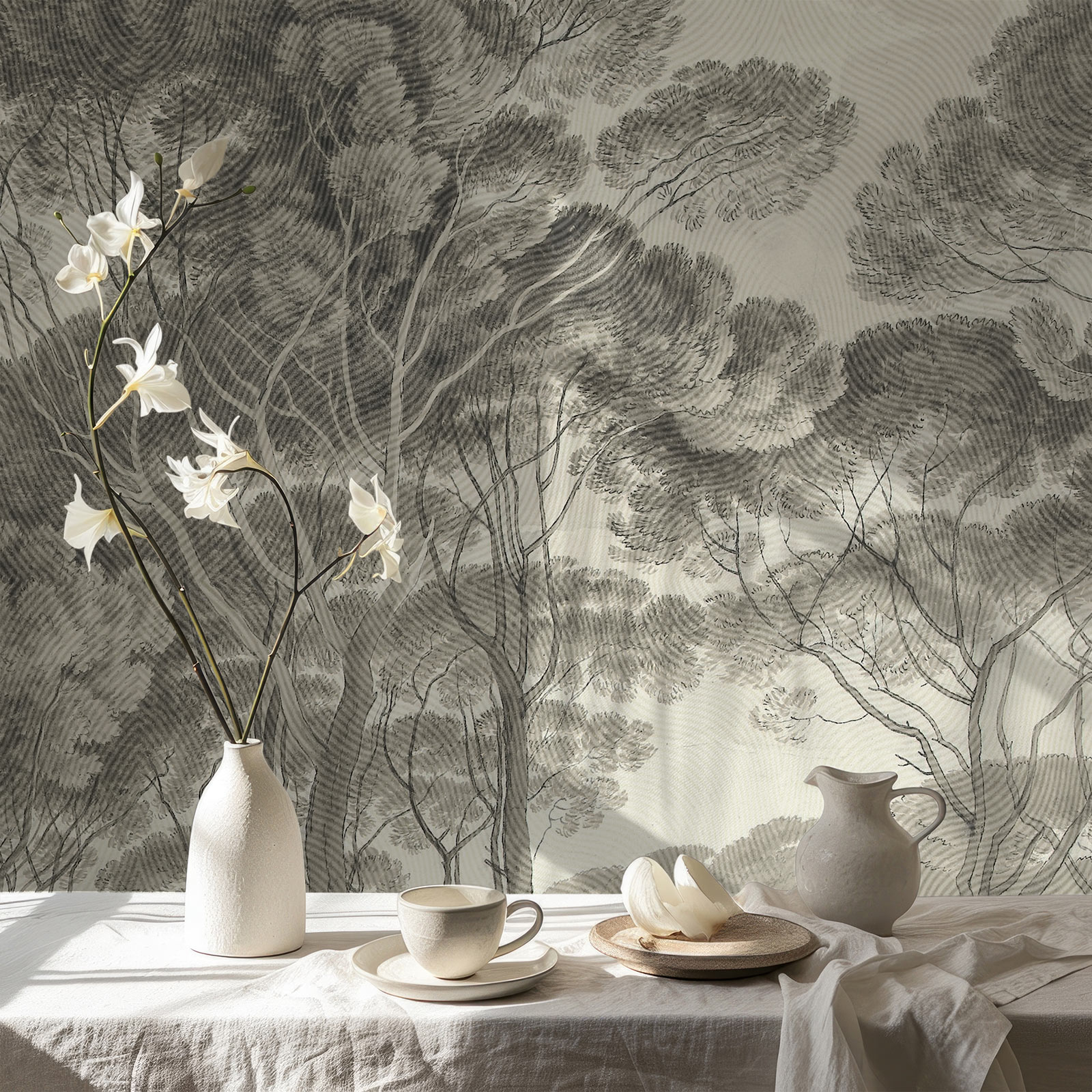 The Pine Tree Garden – Beige