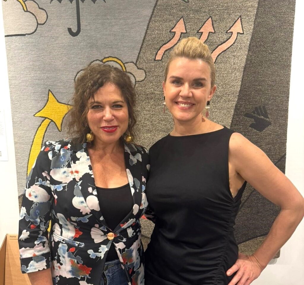 Designer Elissa Bloom and Anna-Kai Tors from Baubauwall Wallpapers & Murals