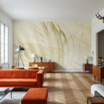 Photo Wallpaper Leafy Palm Vibes – Beige