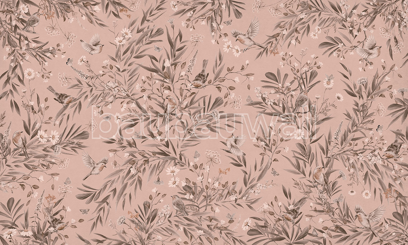 Lindude aed – roosa