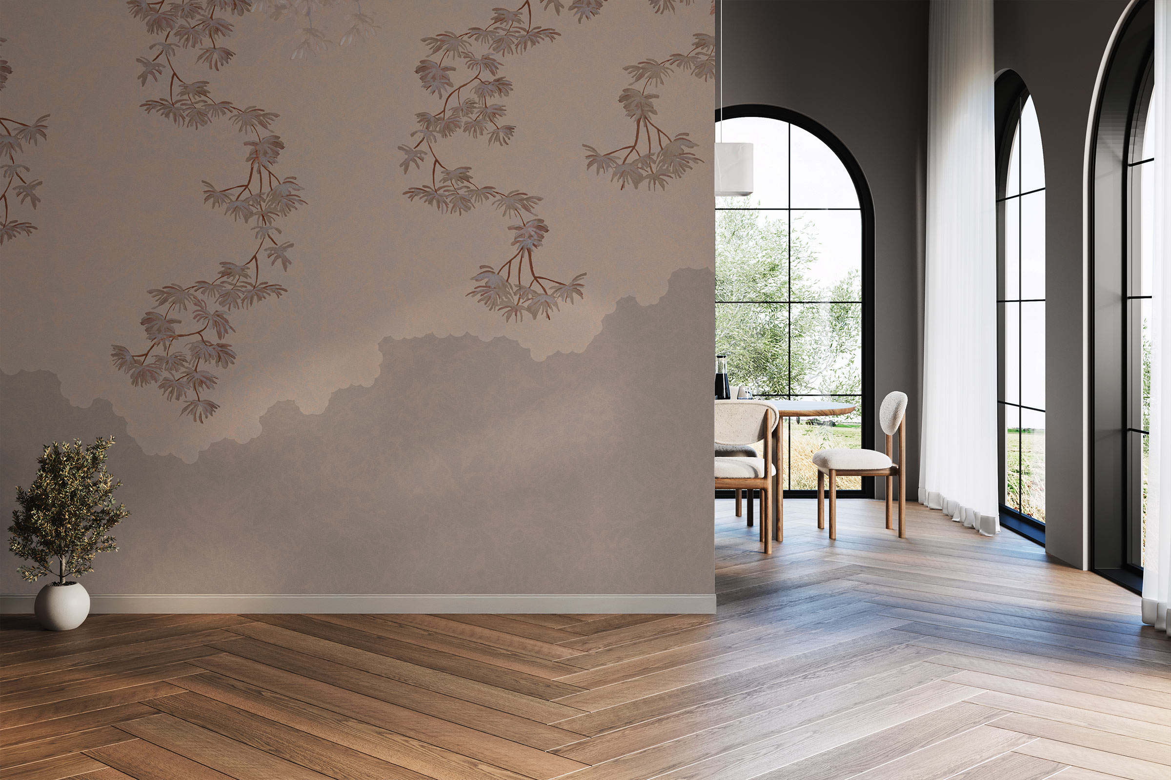 Suminagashi – Beige