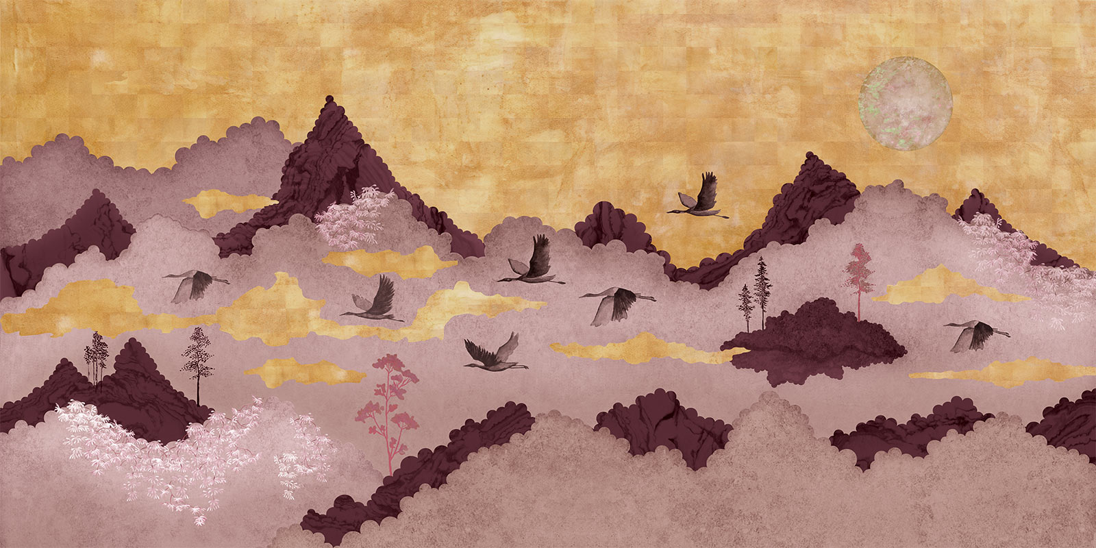 Pilverännak – burgundiapunane