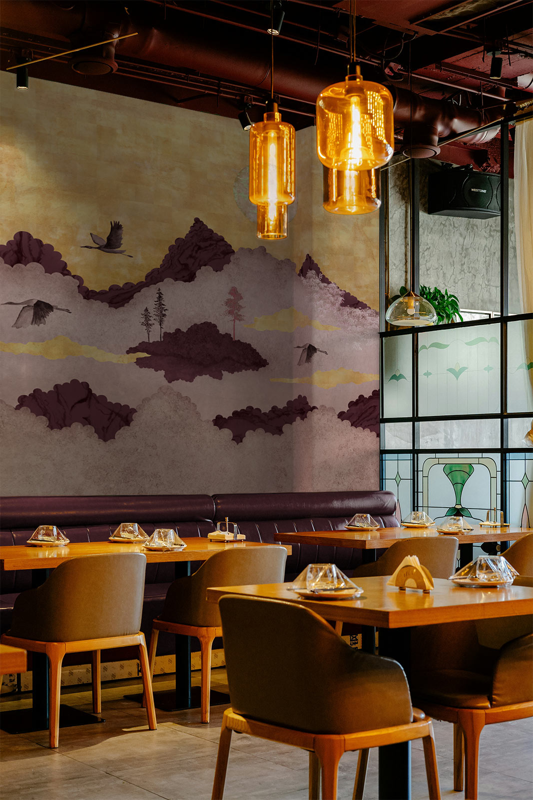 Pilverännak – burgundiapunane