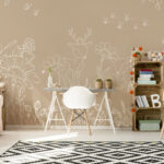 Deer Doodles – Beige