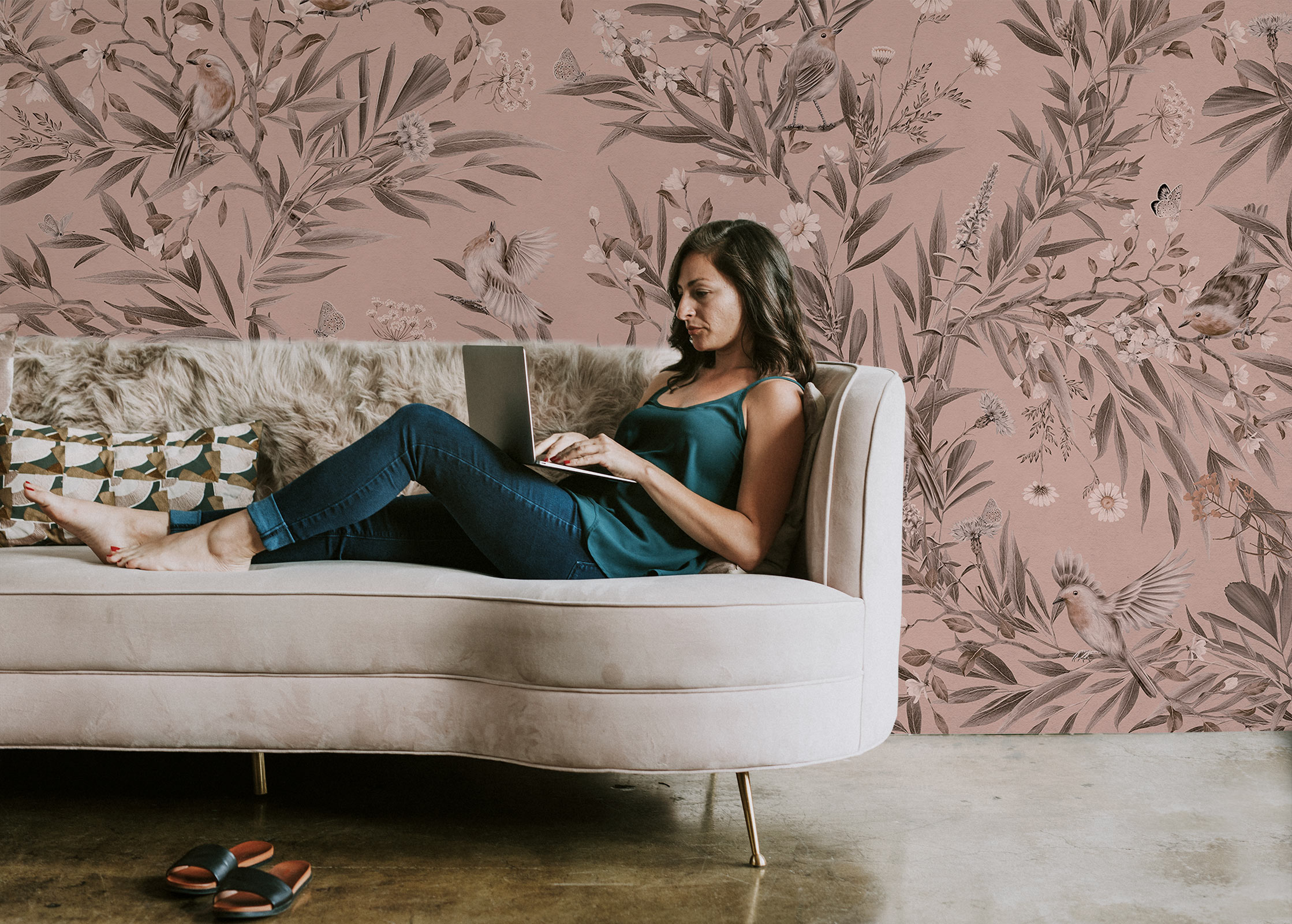 Lindude aed – roosa