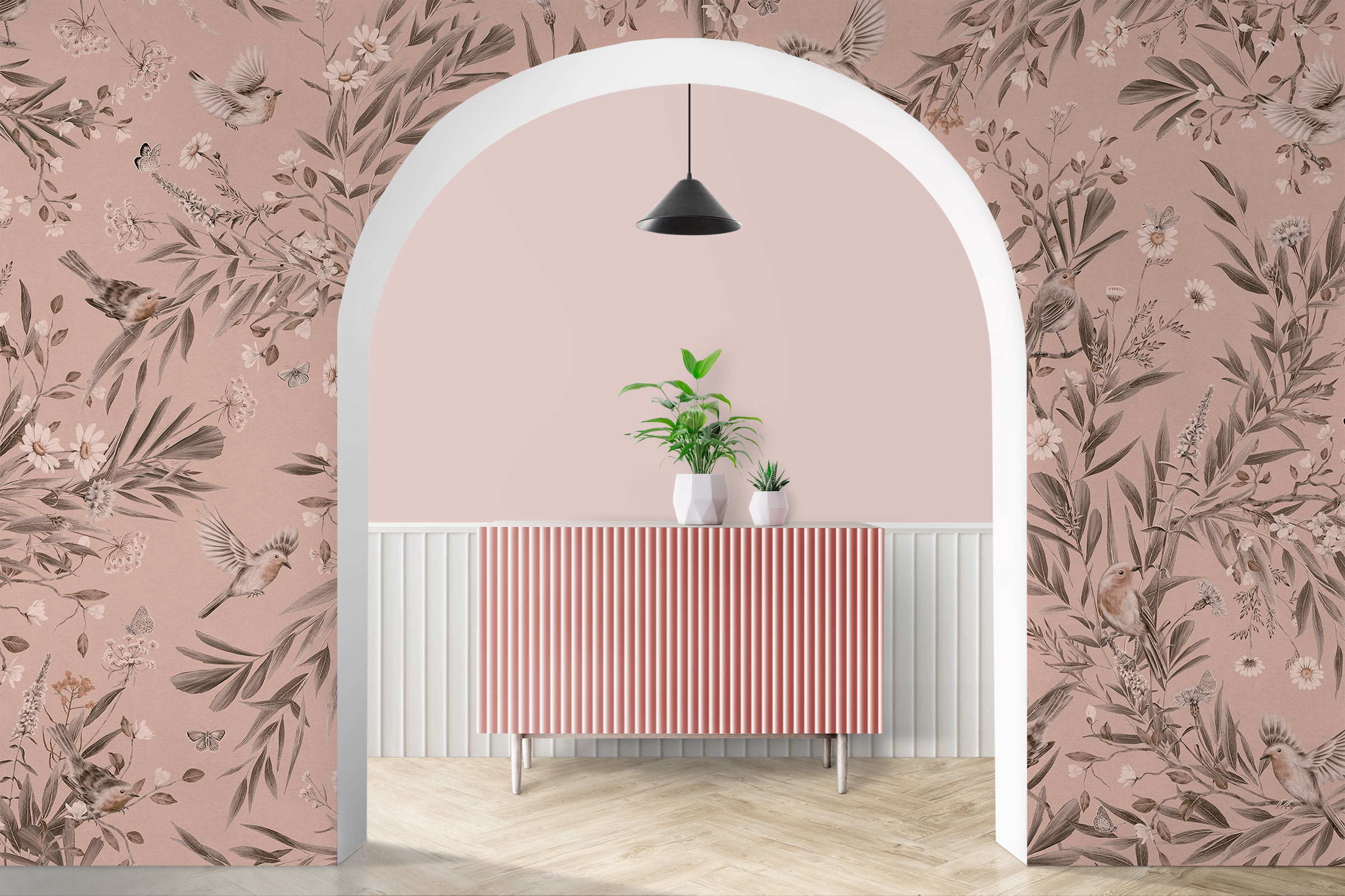 Lindude aed – roosa