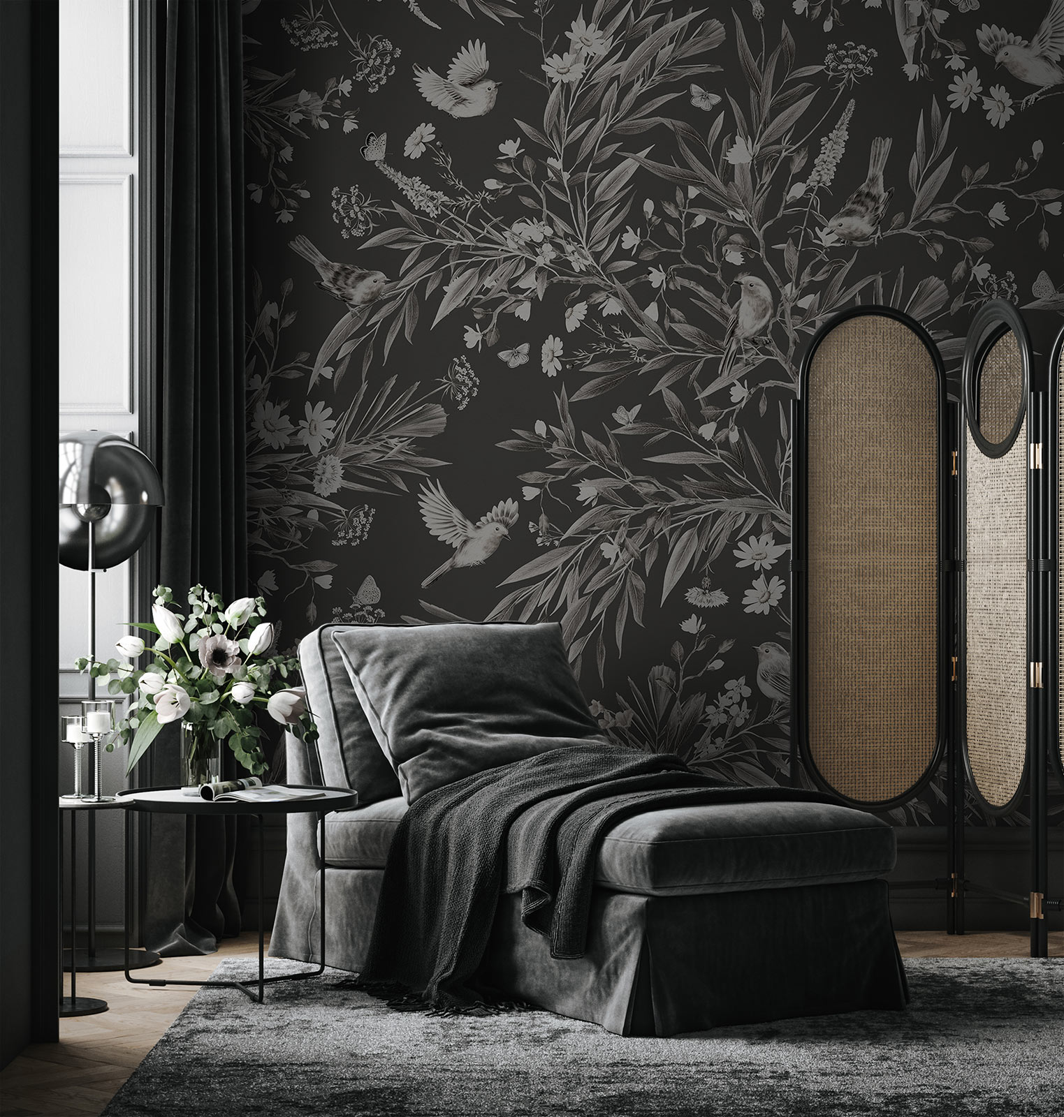 Garden of Robins – Black