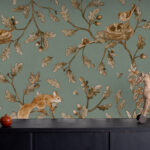 Playful Woods – Vintage Teal